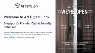 AN Digital Lock — Smart Security & Stylish Doors in Singapore