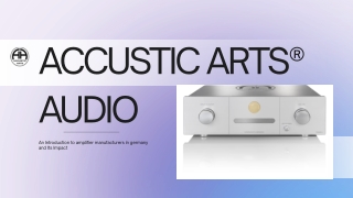 Accustic Arts Streaming Amplifier