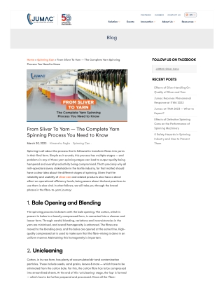 from sliver to yarn the complete yarn spinning process you need to know