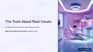 The Truth About Root Canals: Save Teeth Without Pain