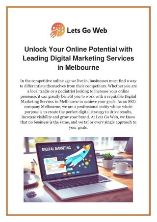 Best Digital Marketing & Website Design Agency in Melbourne