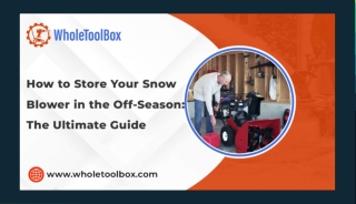 Looking for the Ultimate Guide to Off-Season Snow Blower Storage?