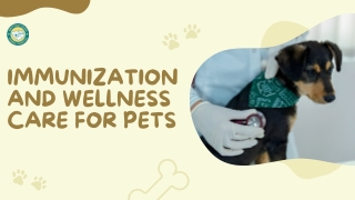 Nutrition and Exercise in Immunization and Wellness Care for Pets