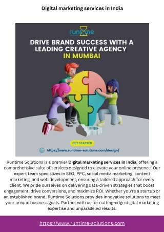 Digital marketing services in India