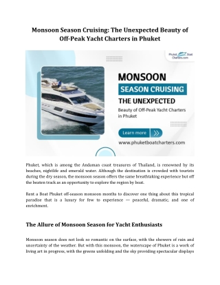 Monsoon Season Cruising_ The Unexpected Beauty of Off-Peak Yacht Charters in Phuket