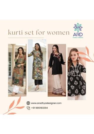Elegant Kurti Set for Women – Shop ARD Collection