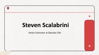 Steven Scalabrini - A Design-Perfecting Expert - Oakland, NJ