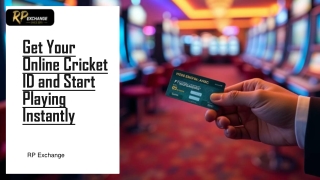 Get Your Online Cricket ID and Start Playing Instantly