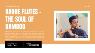 RF Bamboo Flute – Classic Tone, Superior Craftsmanship