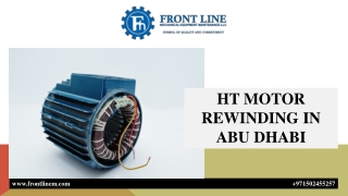 HT MOTOR REWINDING IN ABU DHABI