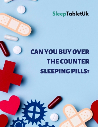Can you buy over the counter sleeping pills