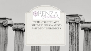 Enchant Guests With Stunning, Personalised Wedding Centrepieces (1)