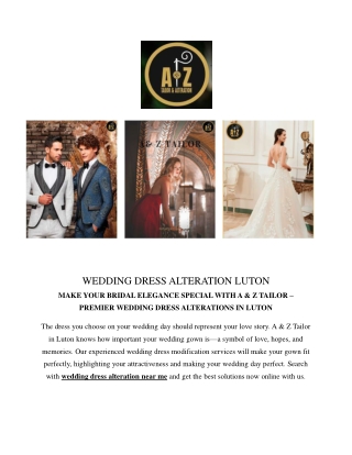 Prom Dress Tailor & Alteration