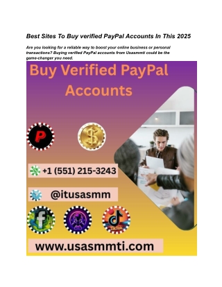 Best Sites To Buy verified PayPal Accounts In This 2025 (2)