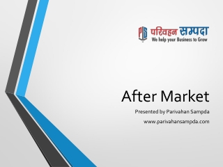 After Market Opportunities in India’s Automotive Industry | Parivahan Sampda