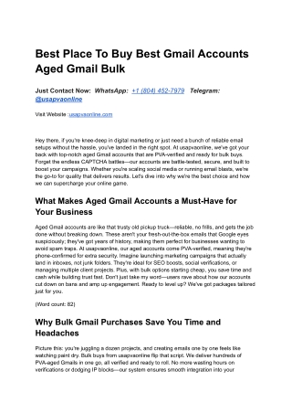 Best Place To Buy Best Gmail Accounts Aged Gmail Bulk (2)