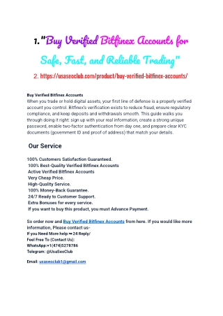 Bitfinex KYC Checklist — Documents You Need to Verify Quickly