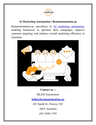 Ai Marketing Automation  Beamautomation