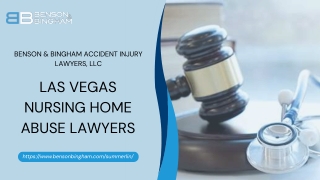 Las Vegas Nursing Home Abuse Lawyers | Benson & Bingham