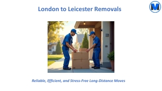 London to Leicester removals