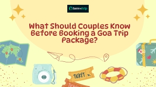 What Should Couples Know Before Booking a Goa Trip Package