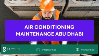 air conditioning maintenance abu dhabi PDF