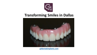 Transforming Smiles in Dallas