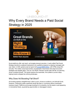 Why Every Brand Needs a Paid Social Strategy in 2025