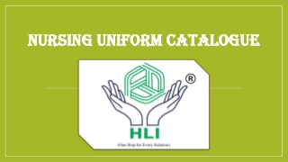 Nursing uniform catalogue