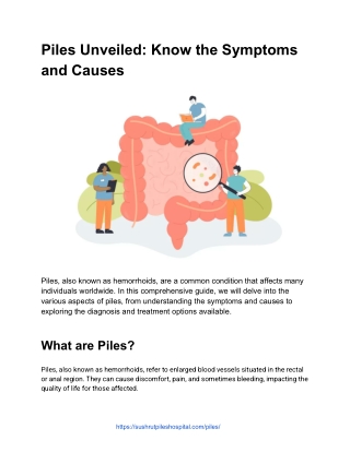 Piles Laser Treatment: Symptoms & Causes Explained