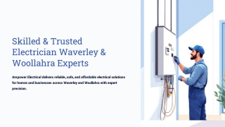 Skilled & Trusted Electrician Waverley & Woollahra Experts | Ampower Electrical