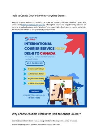 India to Canada Courier Services (1) (1)