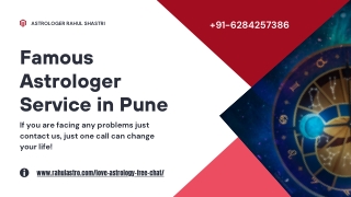 Famous Astrologer Service in Pune - 6284257386