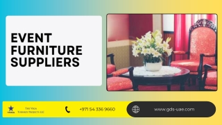 event furniture suppliers PDF