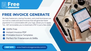 Free Invoice Generator - Free Invoice Generate