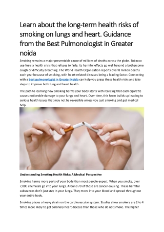 Learn about the long