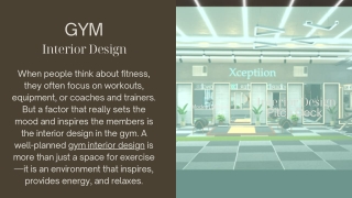 Luxury Gym Interior Design: Transforming Fitness Studios in Delhi