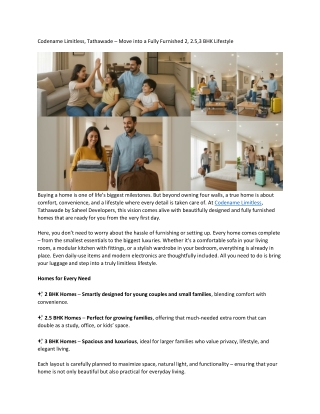 saheel Codename Limitless in Tathawade