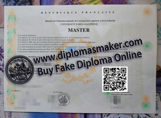 How to make a fake Universite Paris-Dauphine degree online?