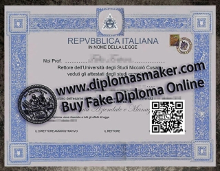 Buy fake Dell’universita Degli Studi Niccolo Cusano degree.