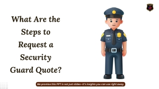 What Are the Steps to Request a Security Guard Quote?