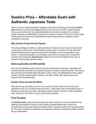 does sushiro accept flash pay