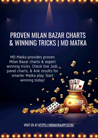 Proven Milan Bazar Charts & Winning Tricks  MD Matka