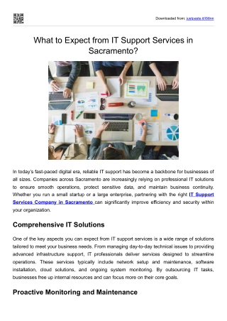 5 Benefits of Hiring an IT Support Consultant in Sacramento