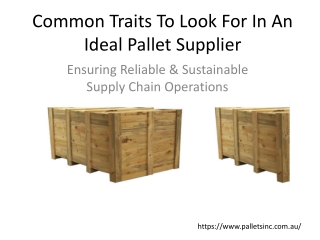 Common_Traits_Pallet_Supplier_Presentation