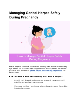 Managing Genital Herpes Safely During Pregnancy (1)