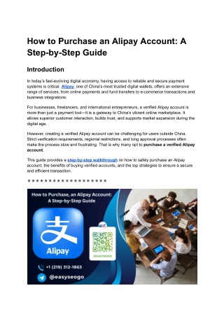 How to Purchase an Alipay Account_ A Step-by-Step Guide