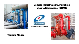 Tsurumi México - Bombas Industriales Sumergibles de Alta Eficiencia en CDMX-compressed