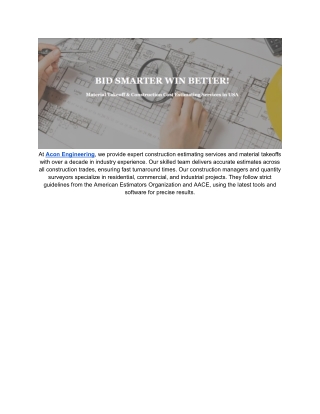 Acon Enginnering - Best Construction Company