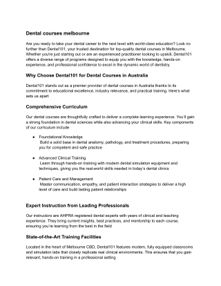 dental courses melbourne (1)